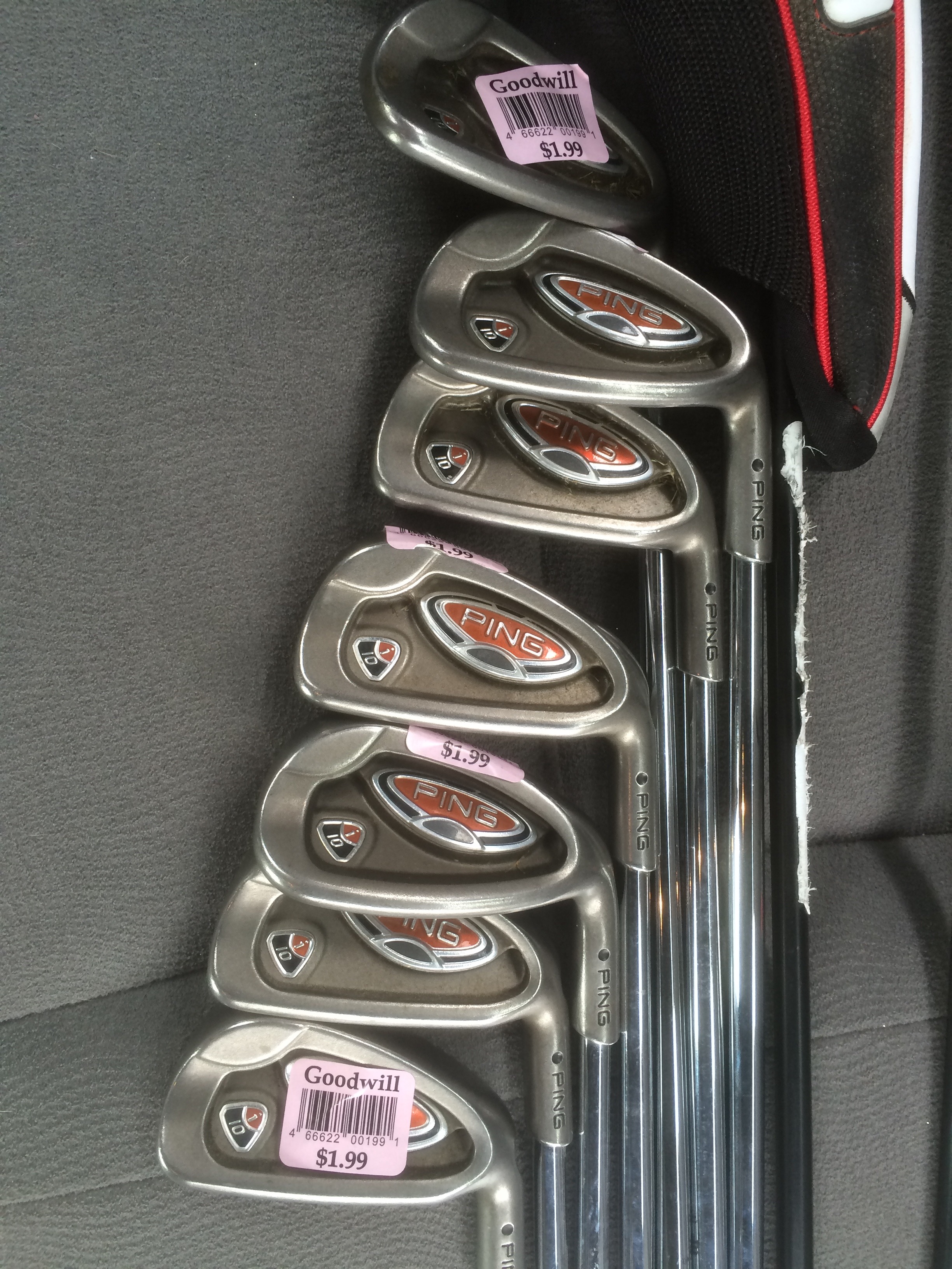 Spent $45 at Goodwill for some no name clubs & a couple of surprises : r/ golf