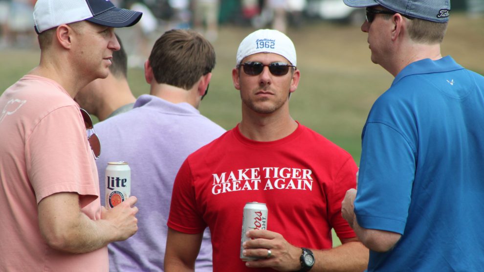 Tdaven Make Tiger Great Again Golf T-Shirt