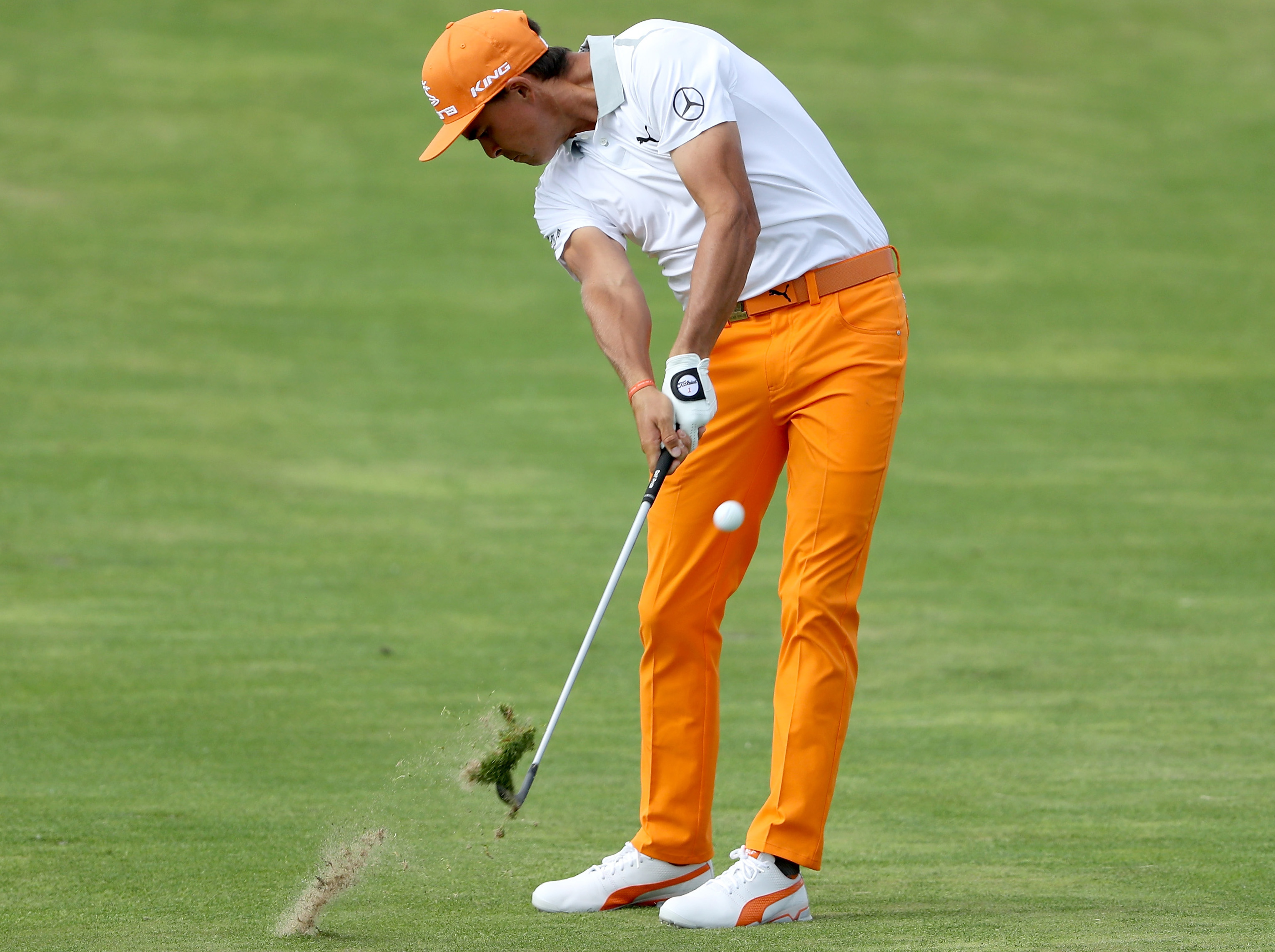 Rickie Fowler nailed his Sunday outfit 