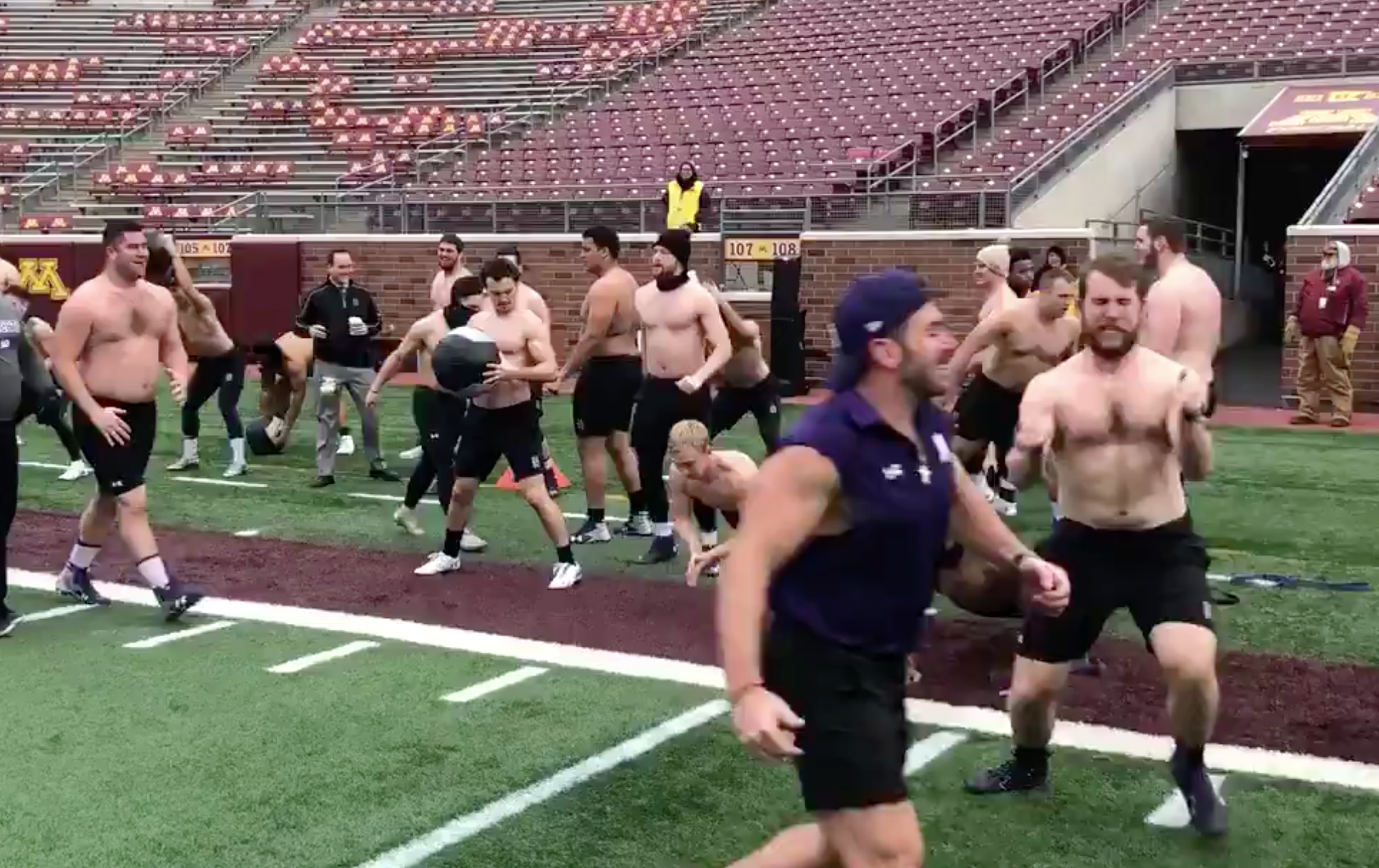 Northwestern might beat Minnesota by a million points today after this  insane warm-up session | This is the Loop | Golf Digest