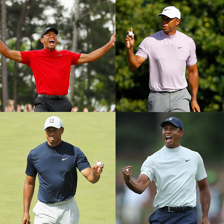 Tiger Woods' mock neck shirt | Golf 