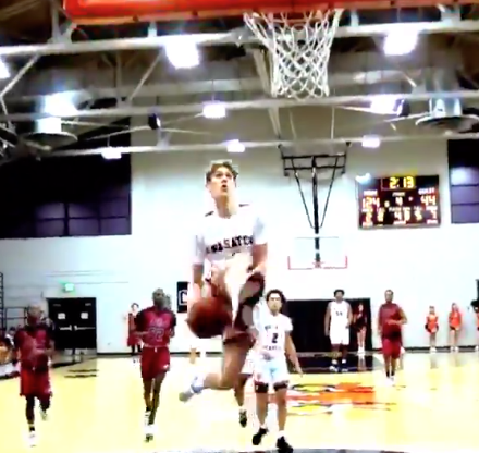 high school dunk