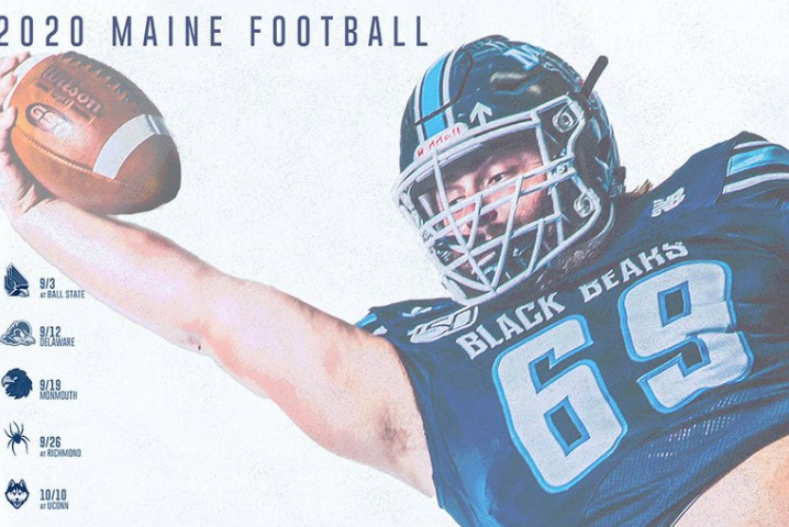 Maine Football Schedule 2022 This Poster For Maine's 2020 Football Schedule Should Be Hung In The Louvre  | This Is The Loop | Golfdigest.com