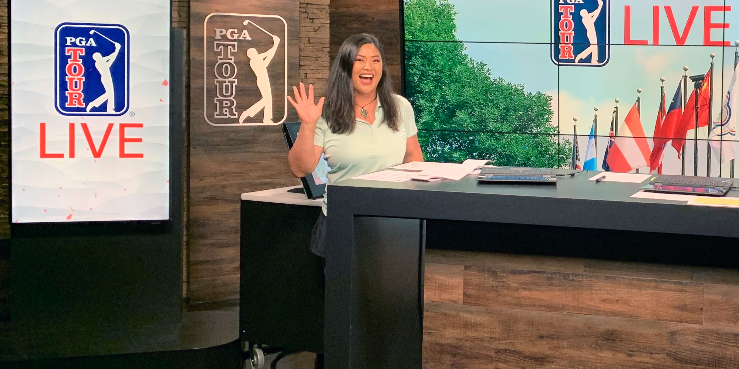 In Christina Kim, golf might just have stumbled upon a bright new TV analyst Golf News and Tour Information GolfDigest