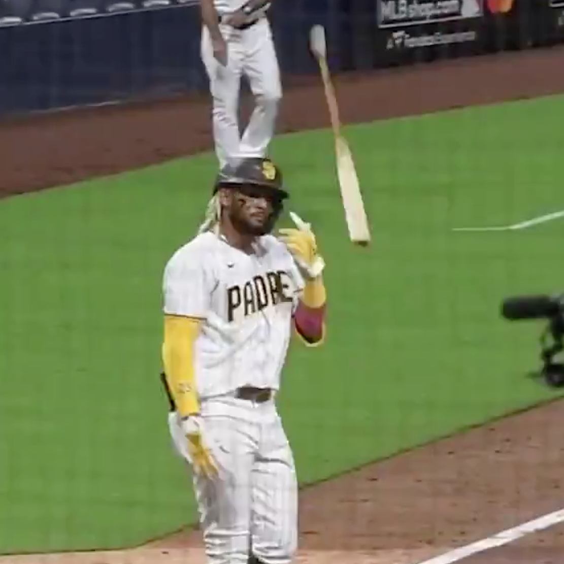 The San Diego Padres put on a bat-flip clinic on Thursday night, This is  the Loop