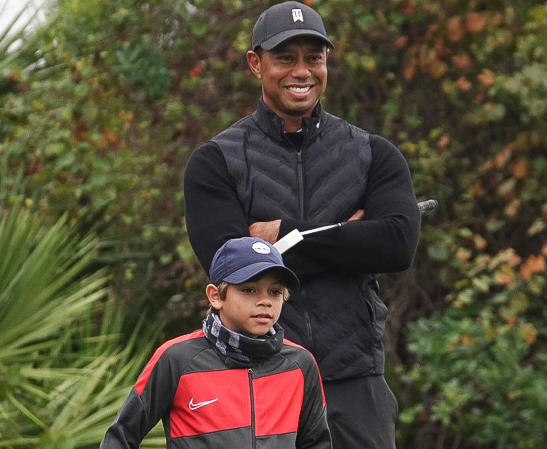 Tiger Woods Focus Playing With Son Charlie At The Pnc Championship Is