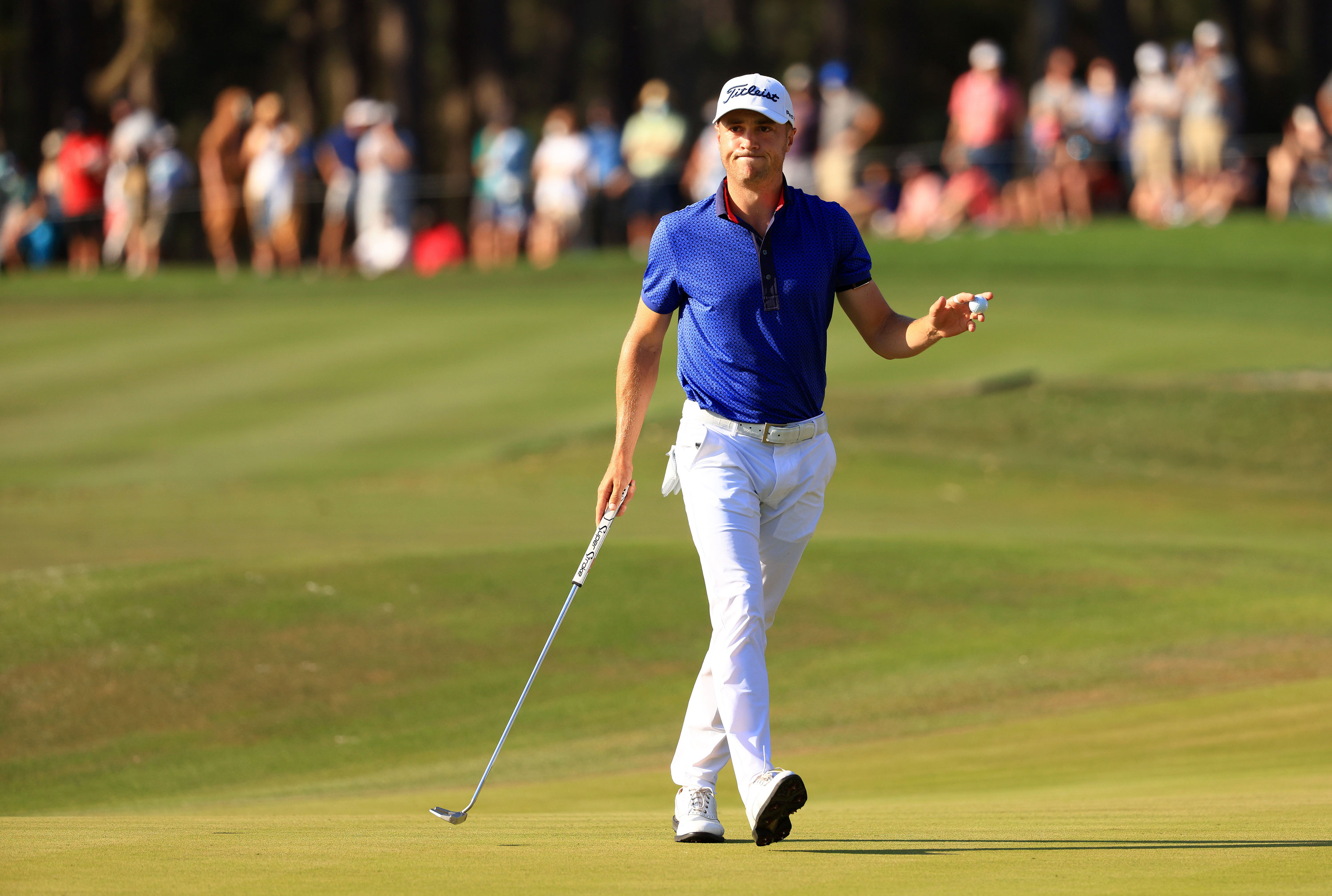 Players 2021 How Justin Thomas stayed calm on a crazy, chaotic Sunday at TPC Sawgrass Golf News and Tour Information Golf Digest
