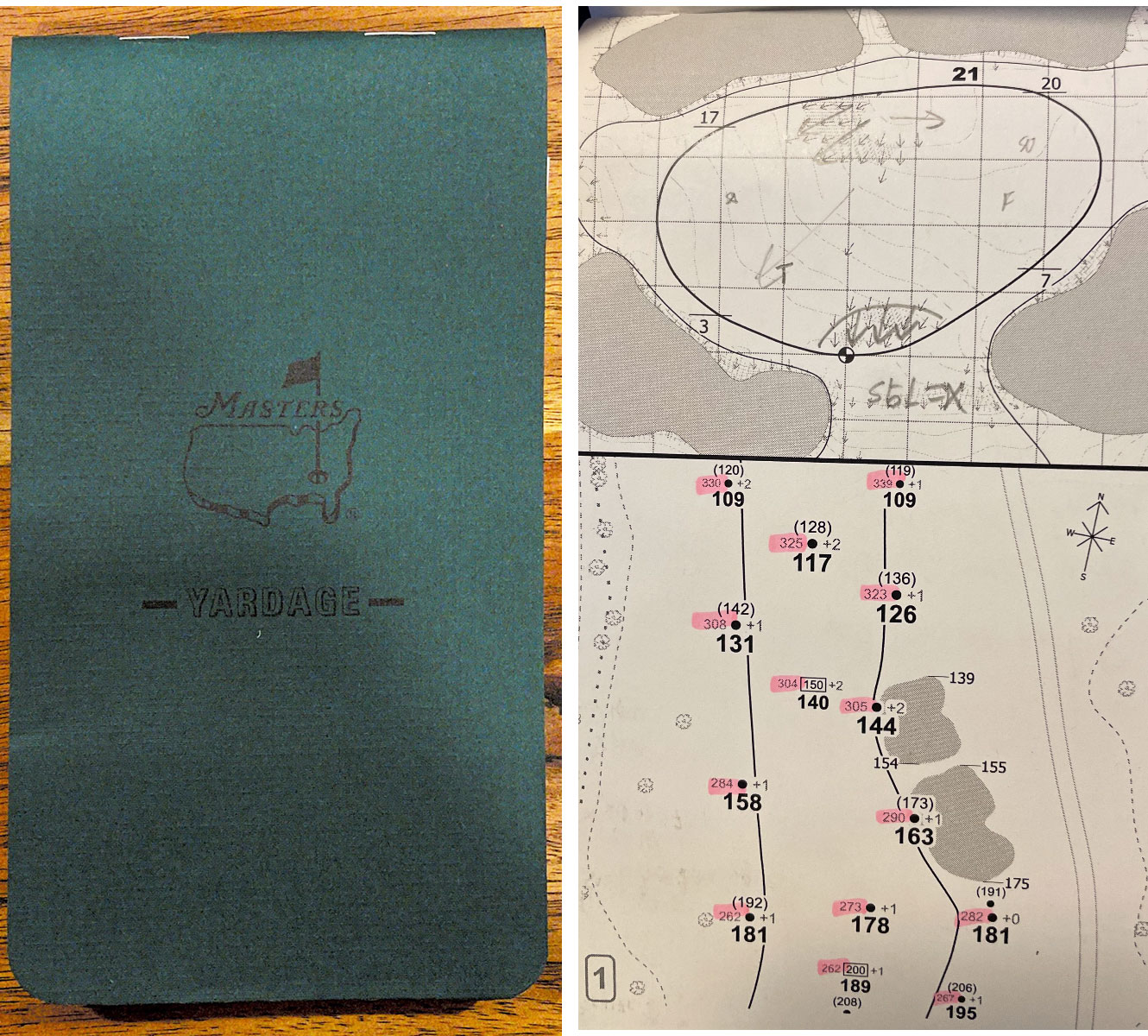 Masters 21 Collin Morikawa S Yardage Book Reveals The Work Pros Put In To Prep For Augusta National Golf News And Tour Information Golfdigest Com