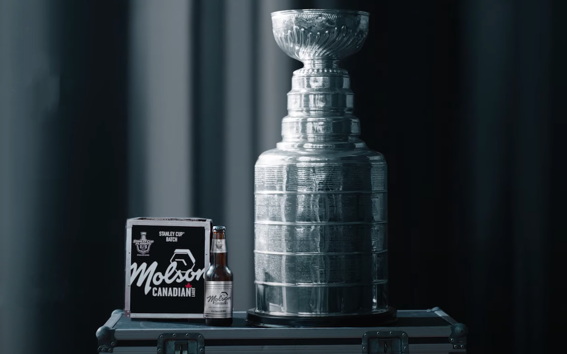Molson just released a limited-edition beer poured into the Stanley Cup  itself, This is the Loop