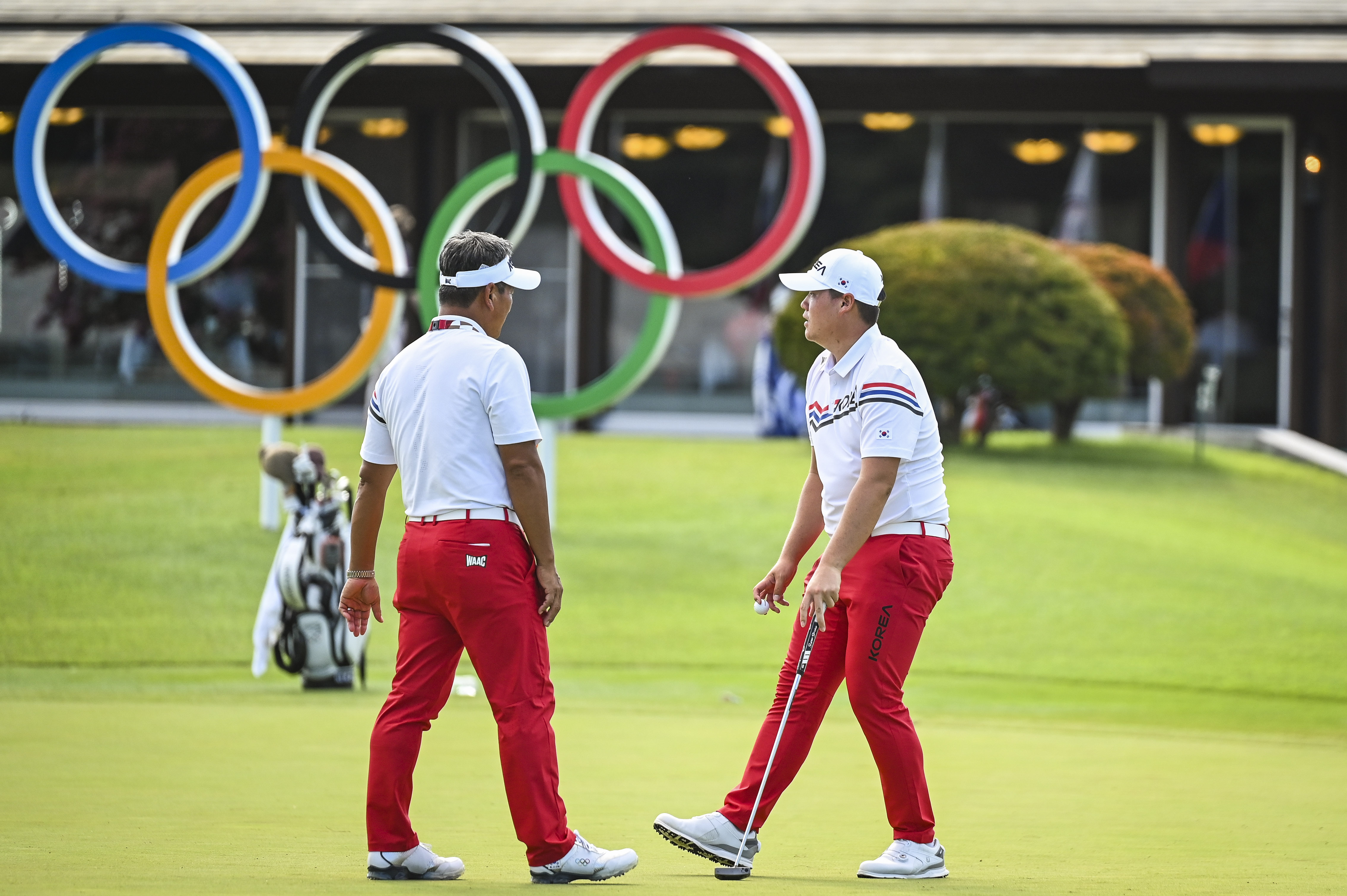 At Olympics, Sungjae Si Woo Kim say they're not thinking about ' military problem' | Golf News and Tour Information | GolfDigest.com