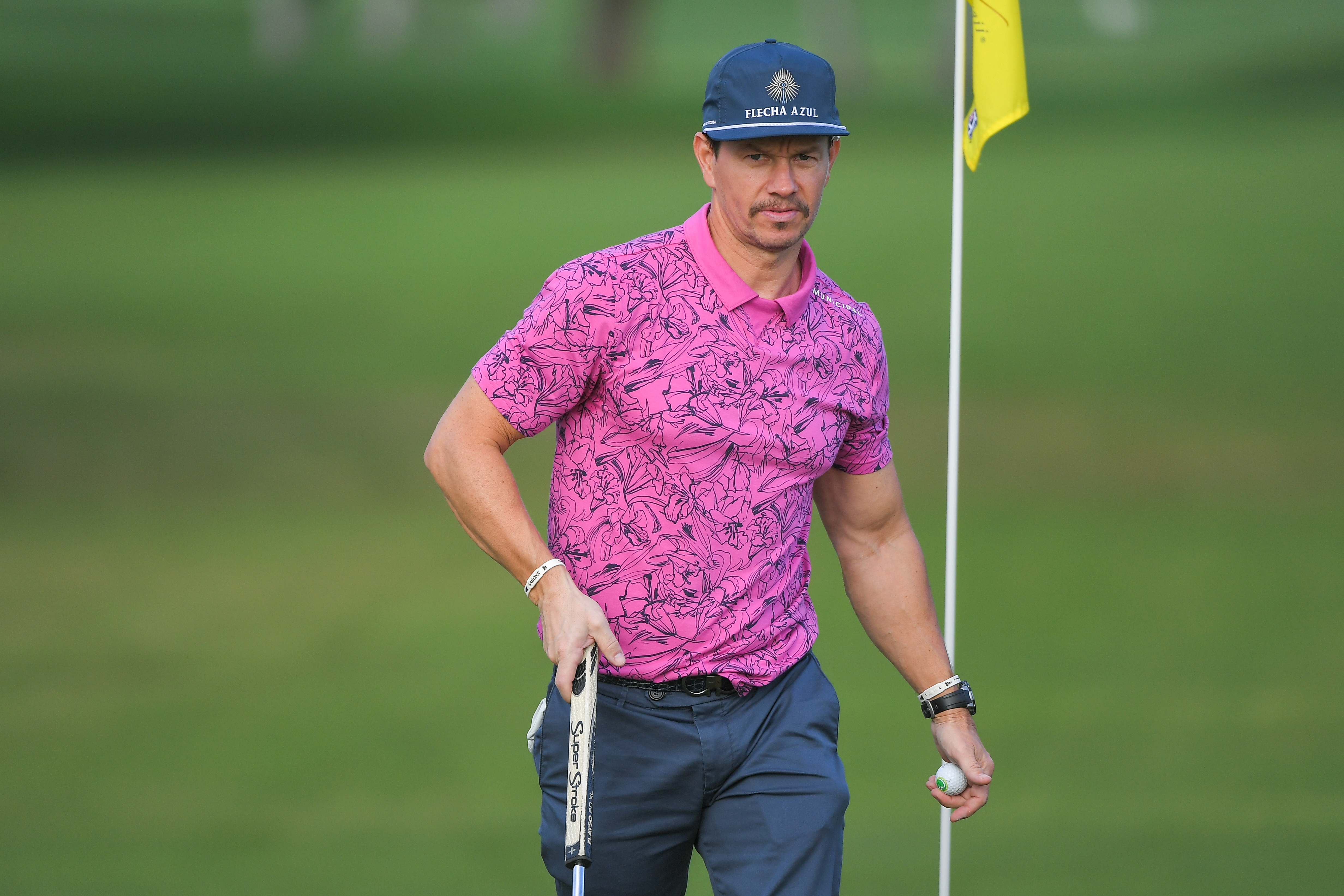 grens Verlichting Geometrie Let's talk about the polo T-shirt Mark Wahlberg wore at the Sony Open  Pro-Am | Golf Equipment: Clubs, Balls, Bags | Golf Digest