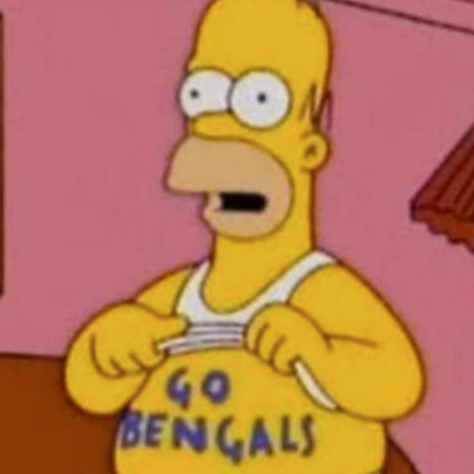 simpsons bengals and rams super bowl