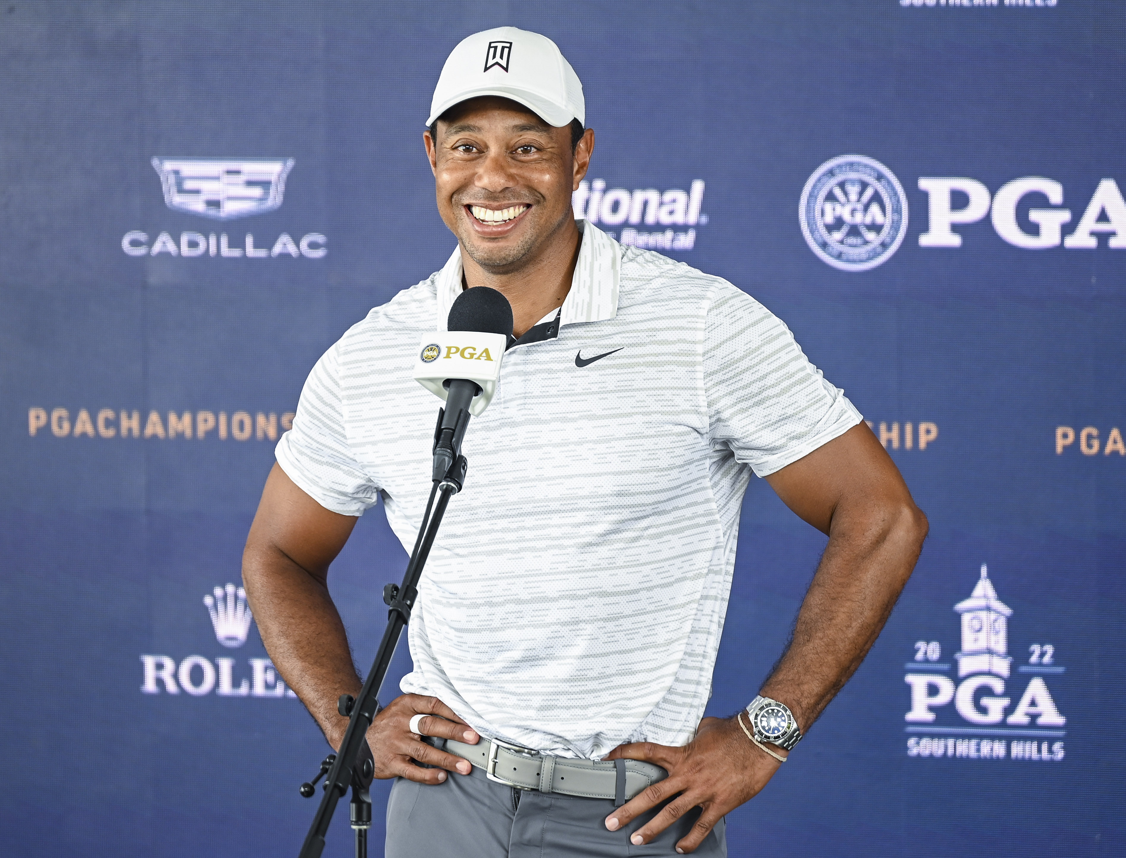 PGA Championship 2022 Tiger Woods hasnt talked to Phil Mickelson and has completely different view of PGA Tour-Saudi dynamic Golf News and Tour Information GolfDigest