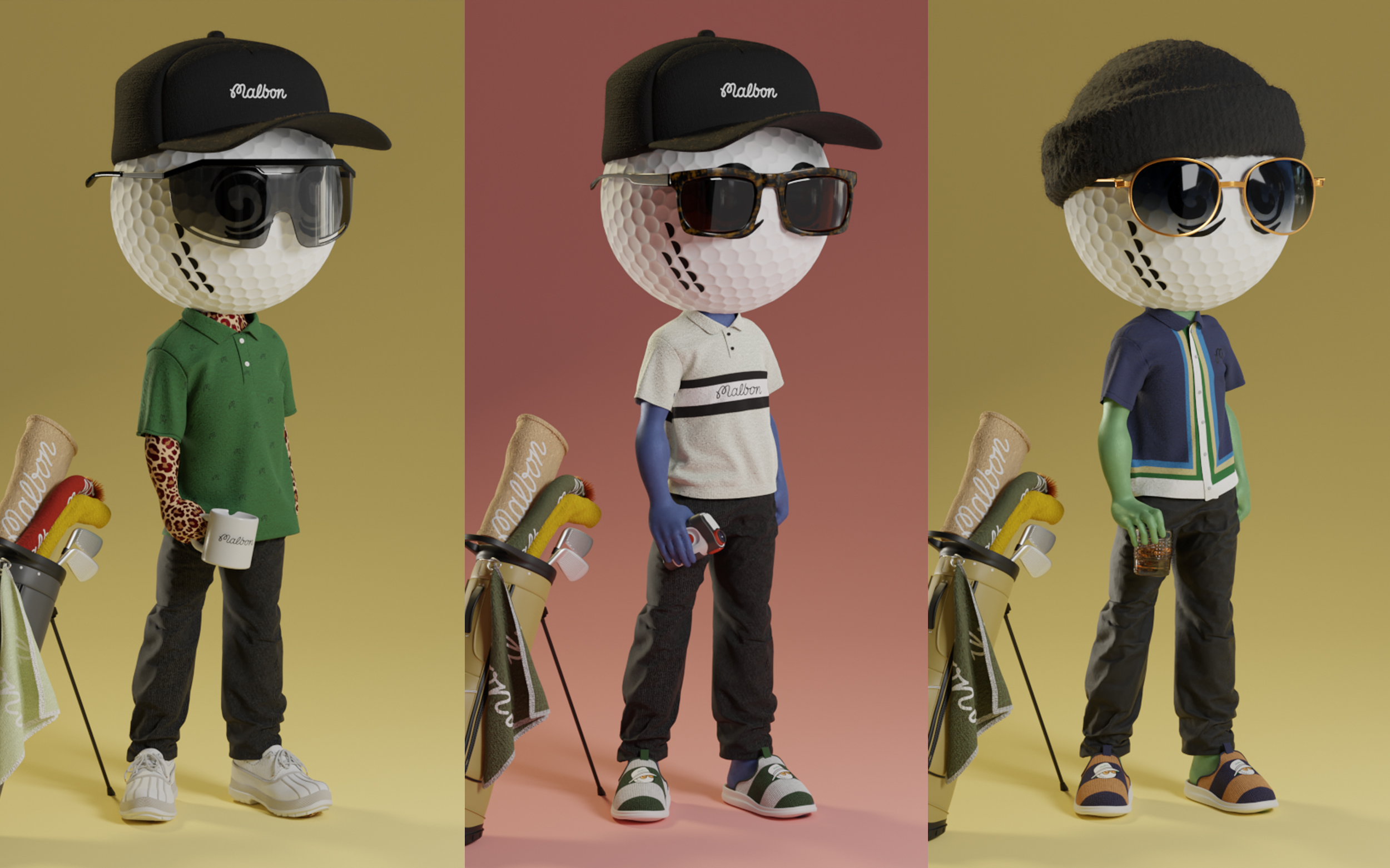 Malbon Golf to mint second 'Buckets Club' NFT collection this week | This  is the Loop 