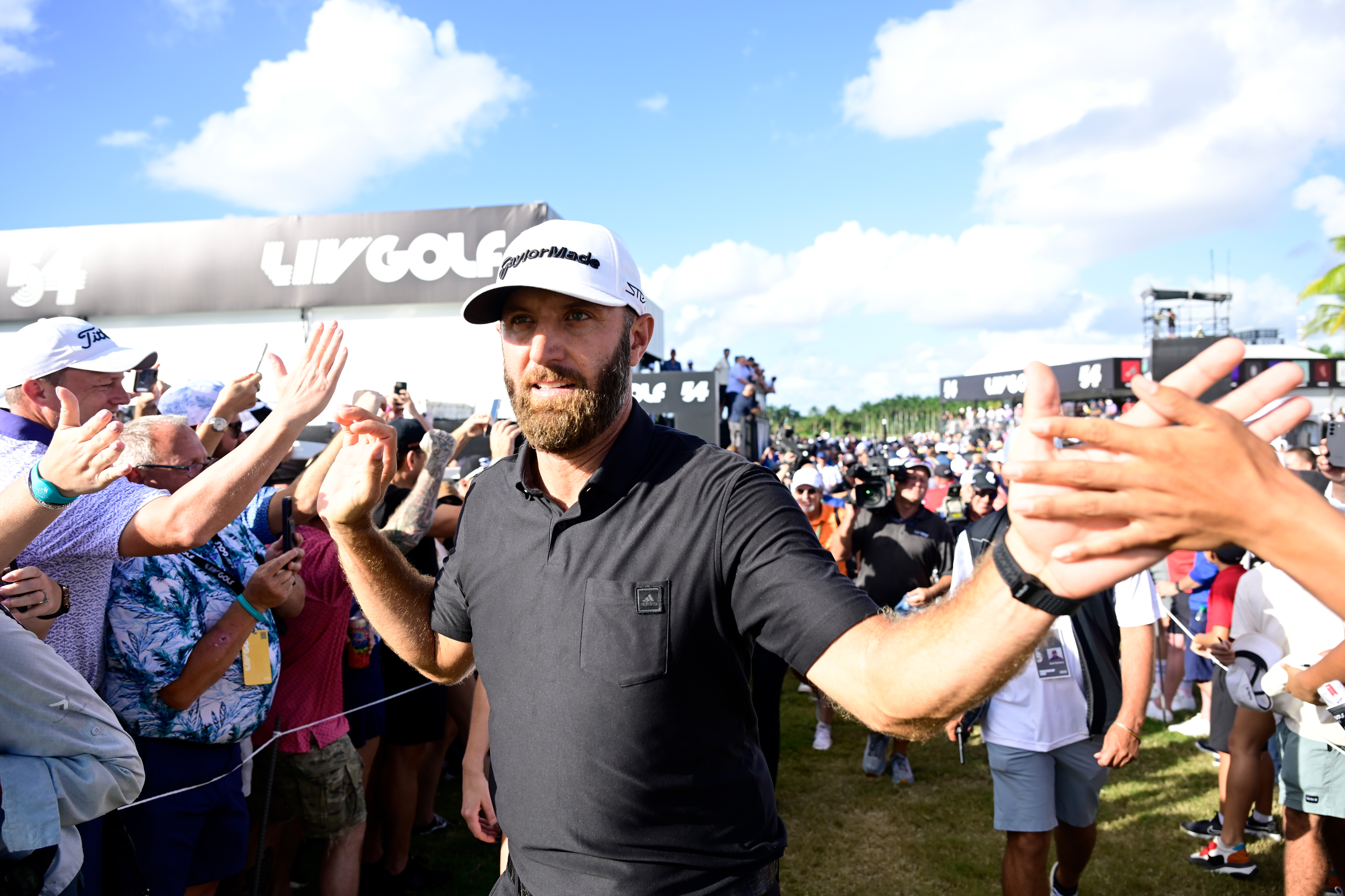 Dustin Johnson had the perfect DJ answer for if hes watched himself in Netflix show Golf News and Tour Information GolfDigest