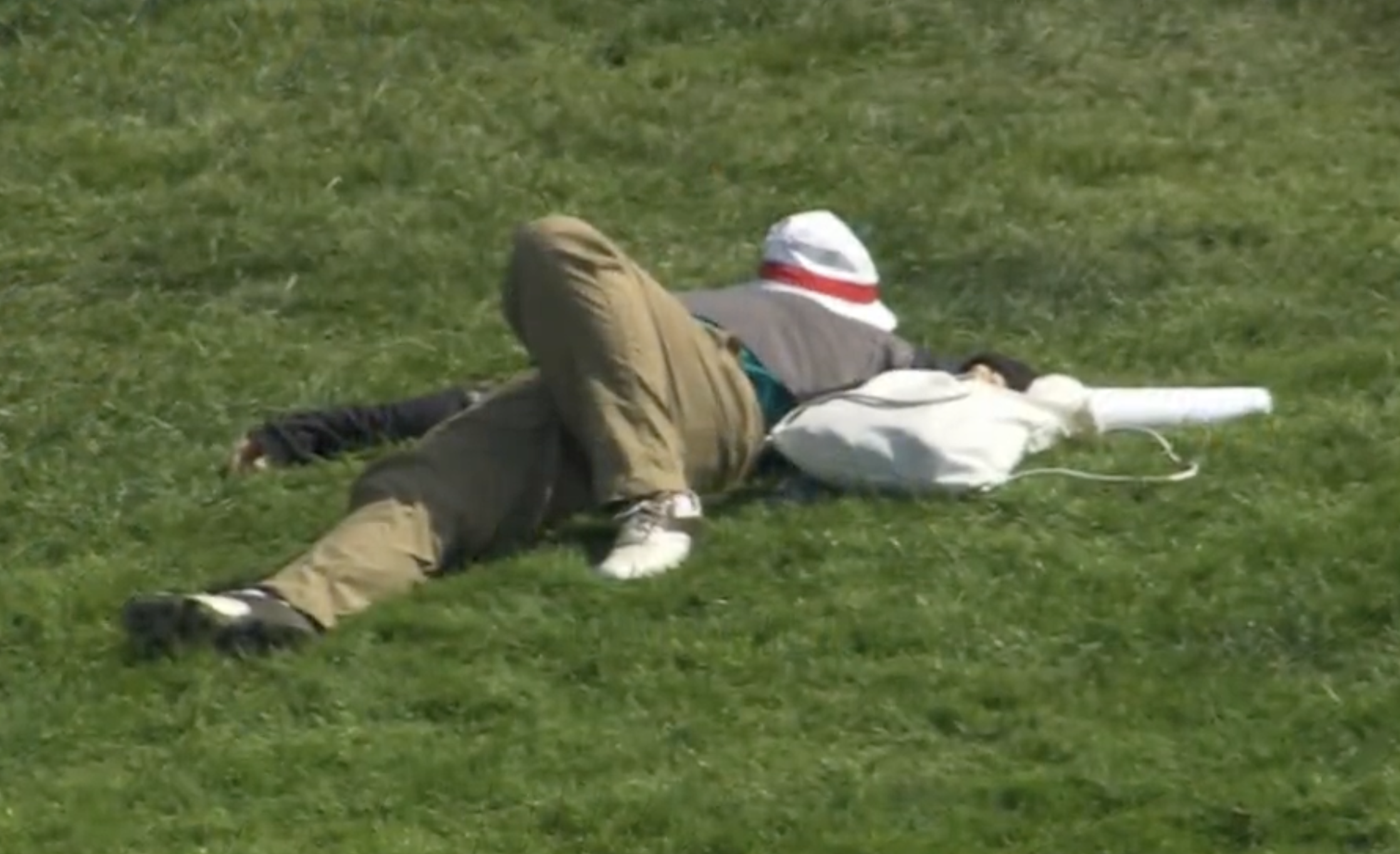 PGA Championship 2023 TV cameras caught him napping at Oak Hill, and hes laughing, too This is the Loop GolfDigest