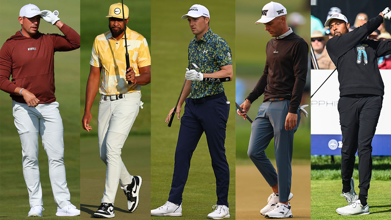3 white golf pants that aren't see-through, This is the Loop